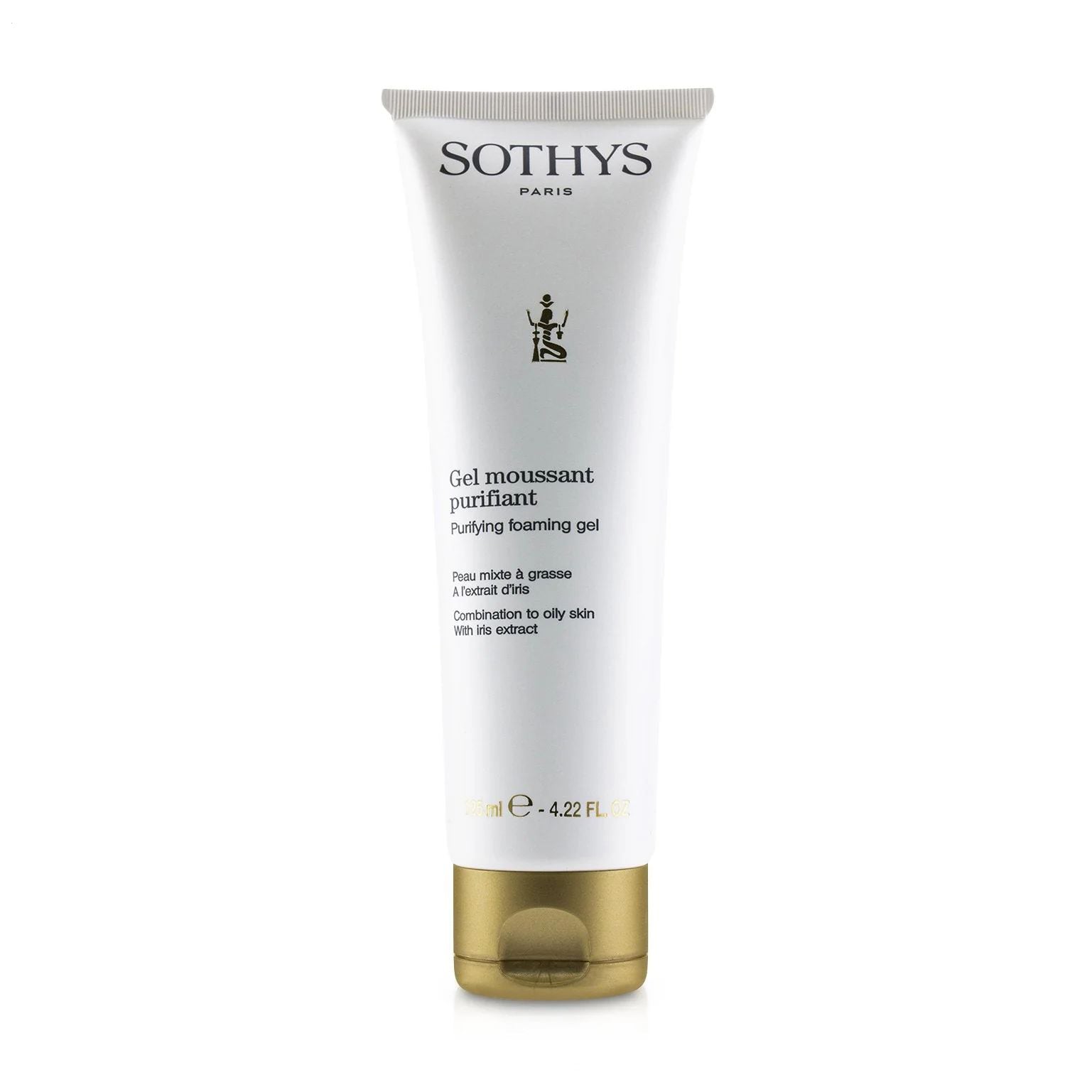 Очищувальний гель-мус для обличчя Sothys Purifying Foaming Gel для жирної та комбінованої шкіри, з екстрактом ірису, 125 мл